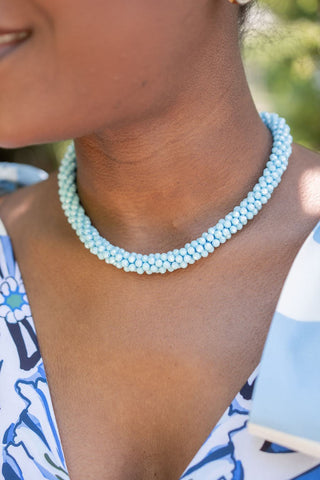 Marni Hand-Beaded Czech Bead Necklace