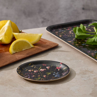 Bleeding Heart Mini Birchwood Tray Set of 2