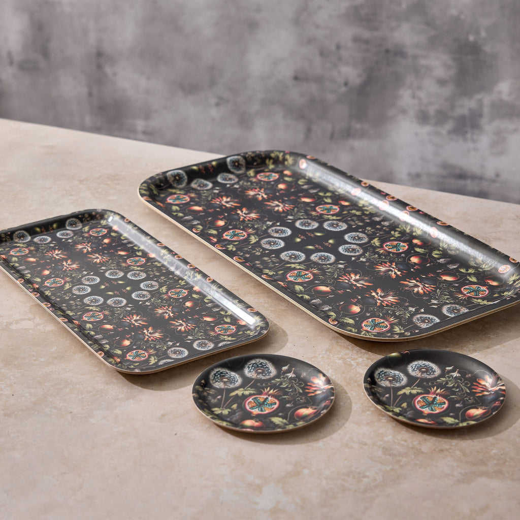 Dandelions Mini Birchwood Tray Set of 2