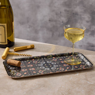 Dandelions Narrow Birchwood Small Decorative Tray
