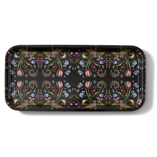 Forget-Me-Nots Narrow Birchwood Small Decorative Tray