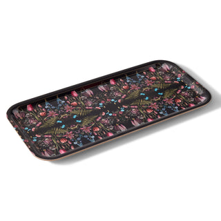 Kings Flower Narrow Birchwood Small Decorative Tray