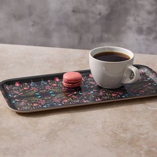 Kings Flower Narrow Birchwood Small Decorative Tray