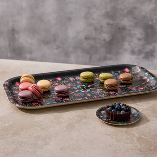 Kings Flower Mini Birchwood Tray Set of 2