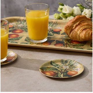 Kumquats Mini Birchwood Tray Set of 2
