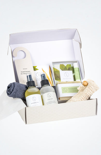 Massage Couple Gift Box | Natural Eucalyptus Spa Set for Men & Women