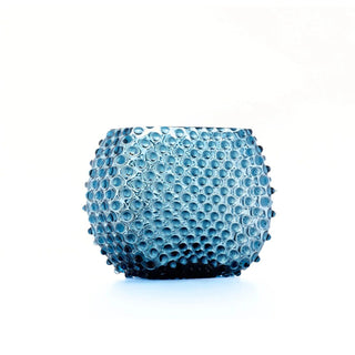 Hobnail Glass Vase in Midnight Blue – Optic
