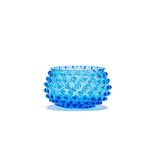Hobnail Glass Bowl in Coastal Azul – Small