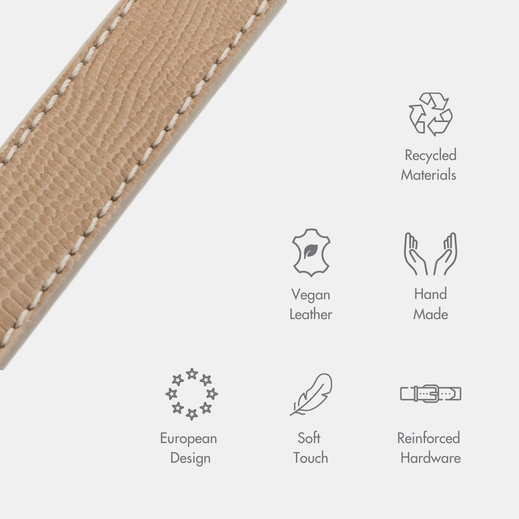 Milan Vegan Leather Dog Collar | Luxury Croc-Style Designer Collar