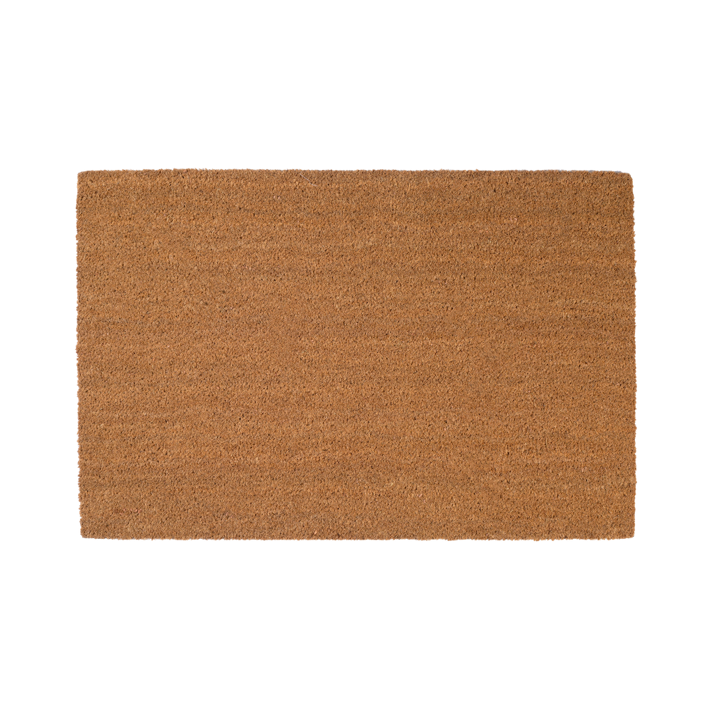 Minimalist Natural Coir Doormat