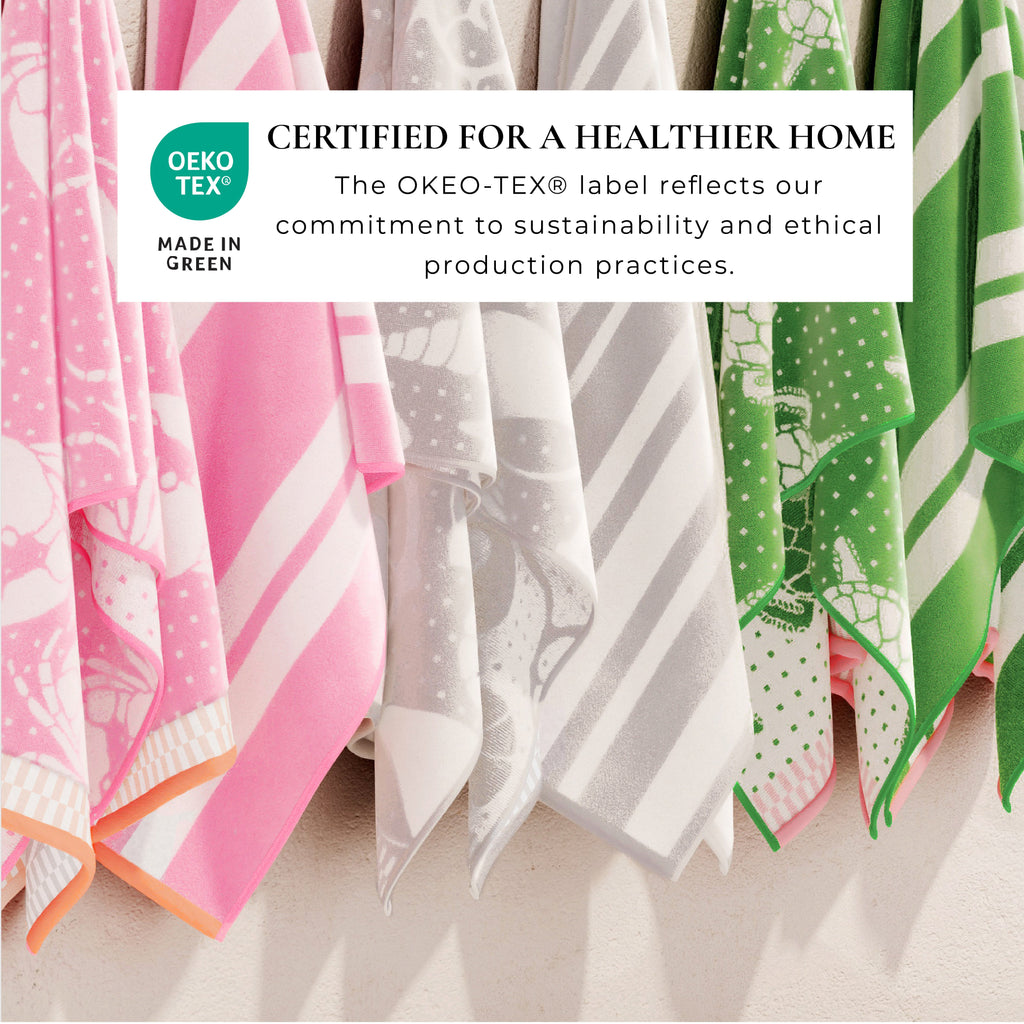 Elegant Cotton Velour Beach Towel Set – Maui Collection (2-Pack)