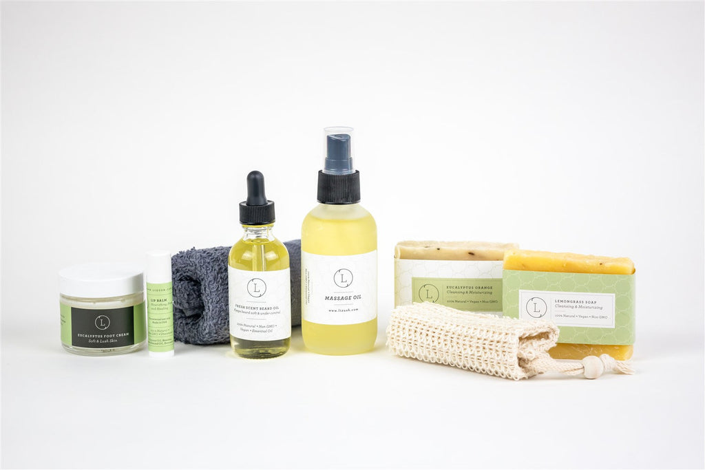 Father’s Day Gift Set – Fresh Earthy Natural Skincare & Eucalyptus Men’s Grooming Kit