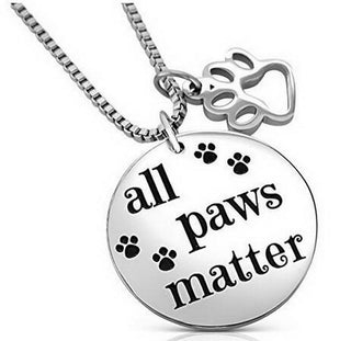 All Paws Matter Pendant Necklace