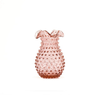 Hobnail Glass Vase in Night Iris – Petal