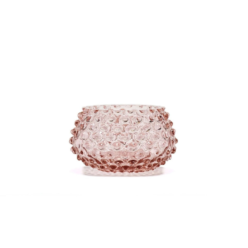 Hobnail Glass Bowl in Night Iris – Small
