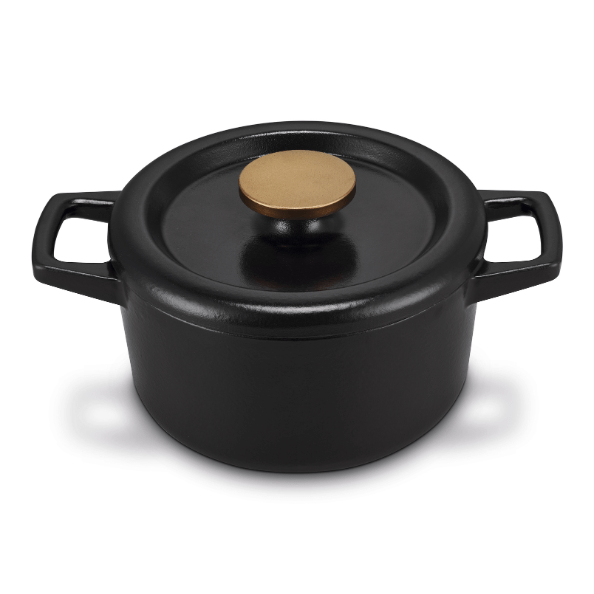 Nori Cast Iron Cocotte with Steamer Inserts – Multi-Purpose Dutch Oven with Steamer