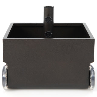 150-Lb. Rolling Patio Umbrella Base with Wheels and Built-In Planter