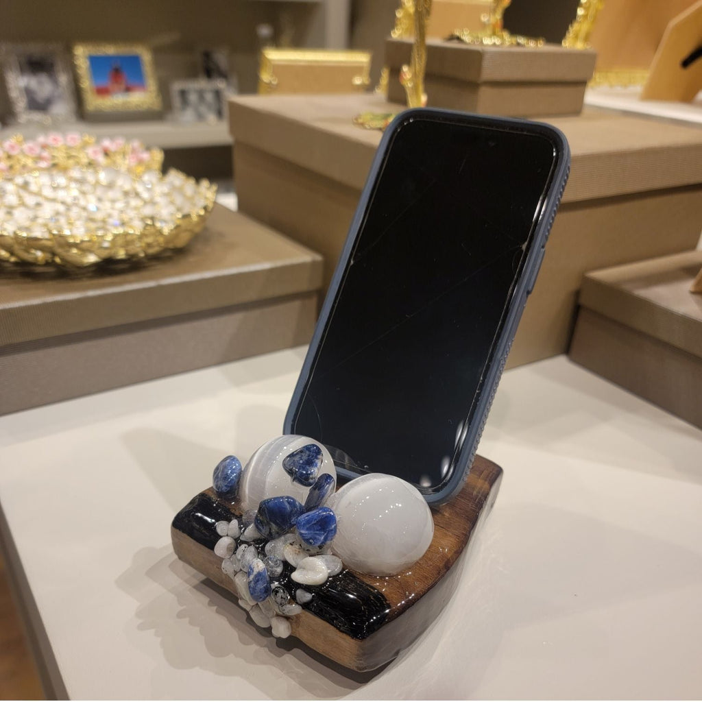 Azure Phone Holder / Business Card Holder