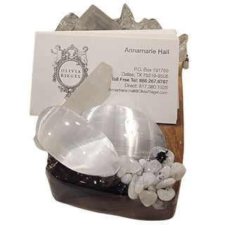 Krystallos Phone Holder / Business Card Holder