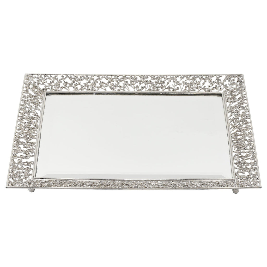 Isadora Beveled Mirror Vanity Tray