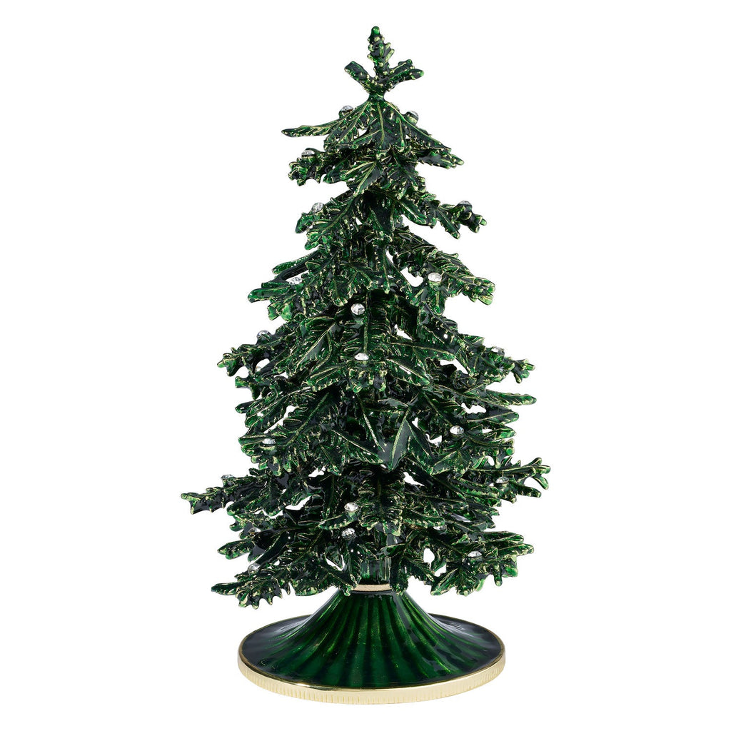 Green Enamel Christmas Tree