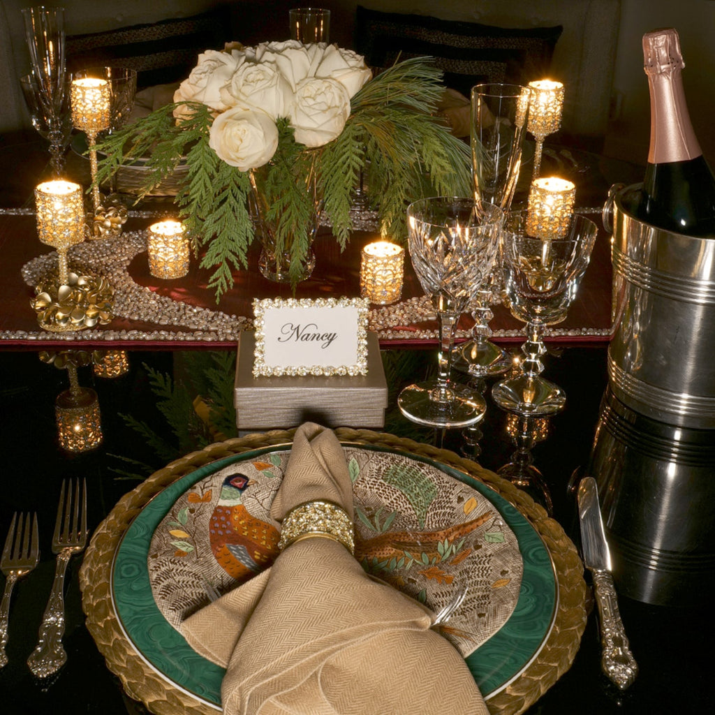 Windsor Napkin Rings -Gold (Set of 4)