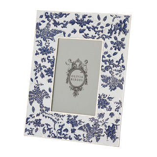 Blue & White Imperial Phoenix Picture Frame
