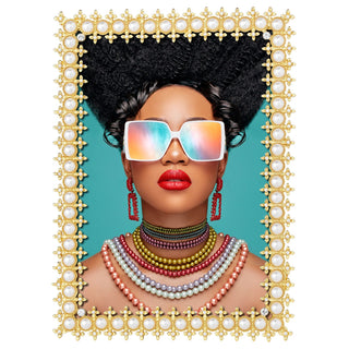 Crystal & Pearl Picture Frame