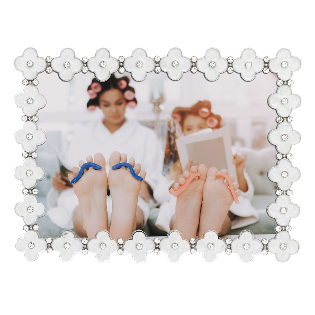 Enamel Clover Picture Frame