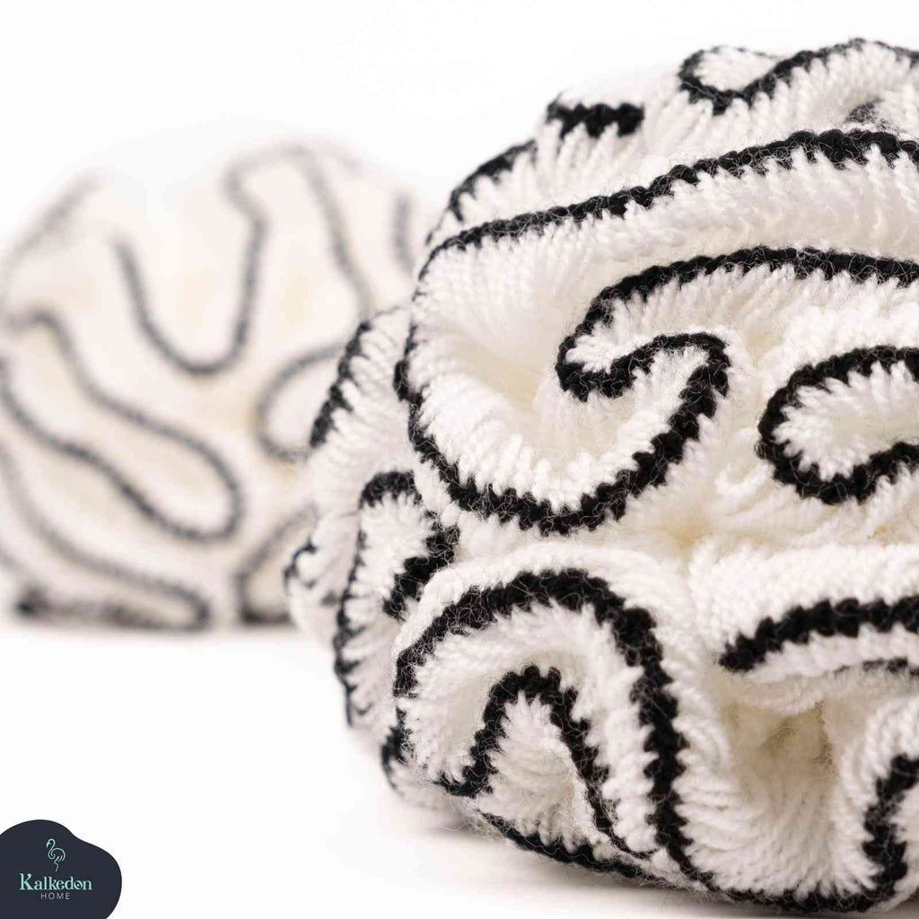 Organic Cotton Shower Pouf | Eco-Friendly Bath Loofah