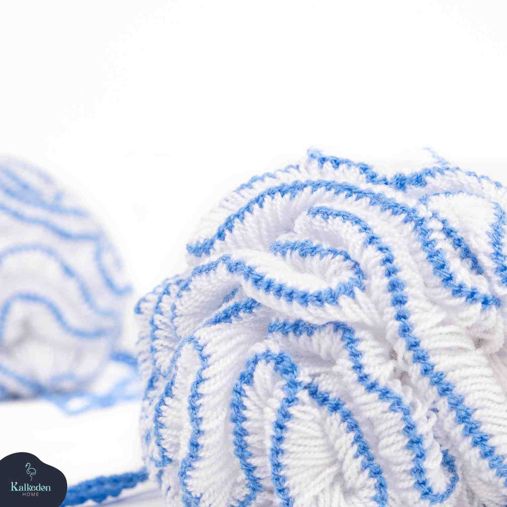 Organic Cotton Shower Pouf | Eco-Friendly Bath Loofah