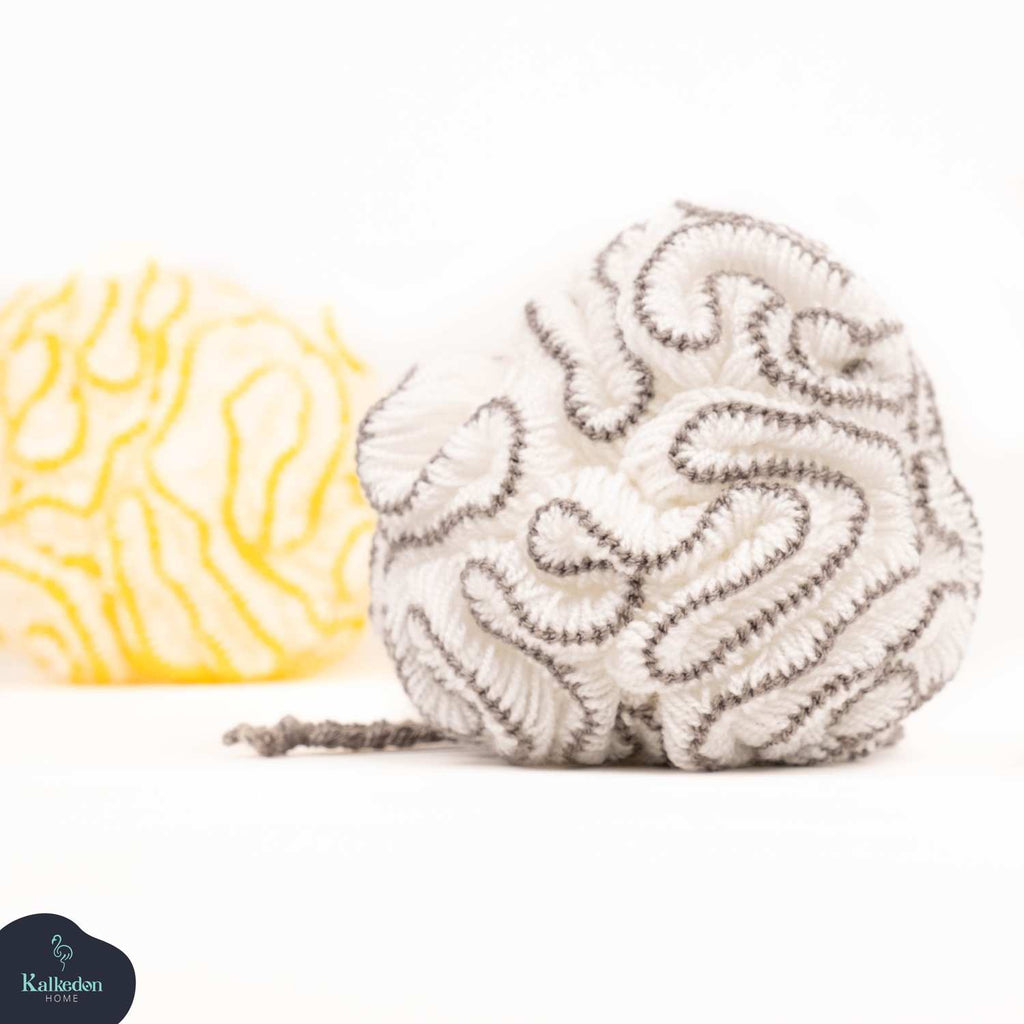 Organic Cotton Shower Pouf | Eco-Friendly Bath Loofah