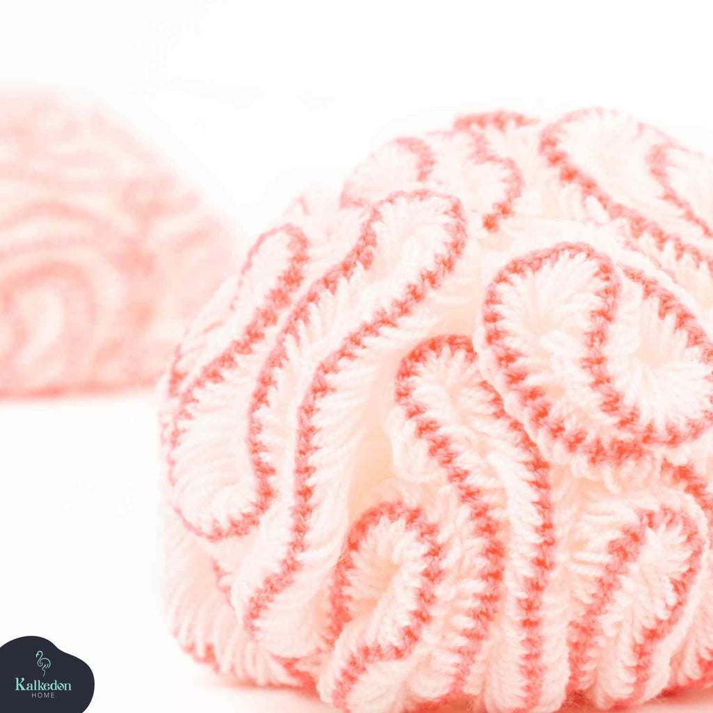 Organic Cotton Shower Pouf | Eco-Friendly Bath Loofah