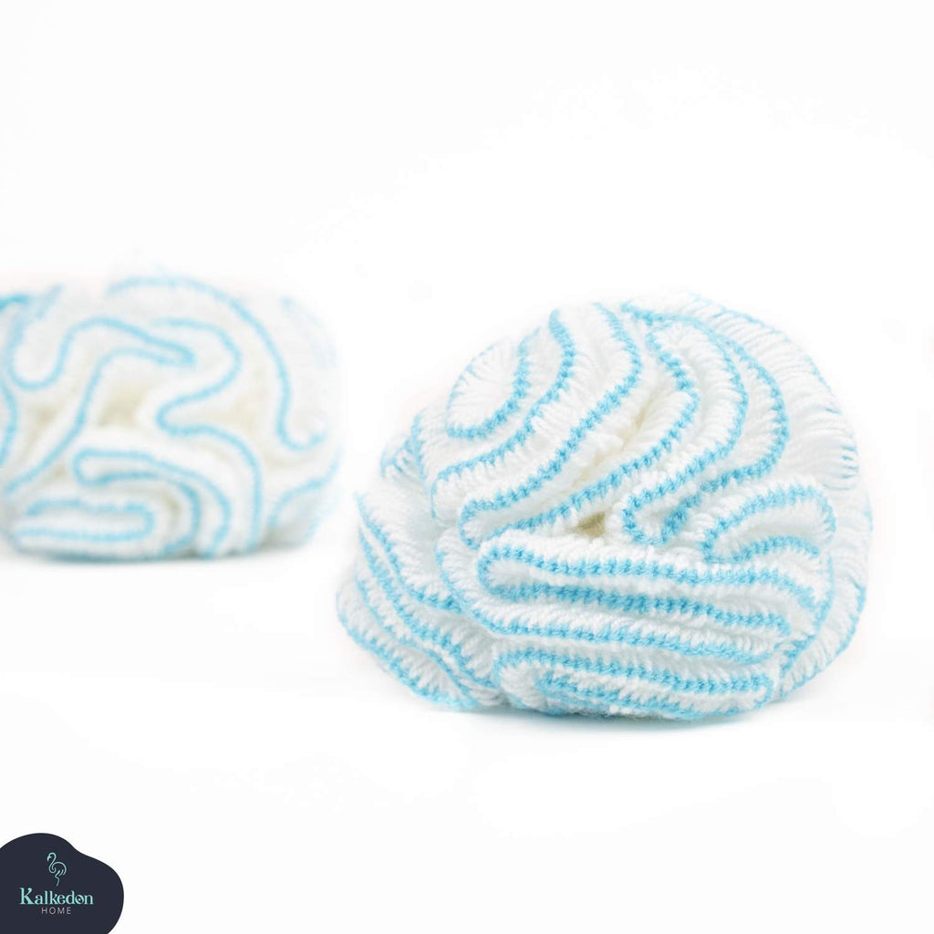 Organic Cotton Shower Pouf | Eco-Friendly Bath Loofah