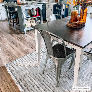 Maulawin High Low Rustic Rug – Textured Vintage Living Room Carpet