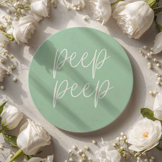 Easter & Spring Ceramic Coasters – Matte Finish Seasonal Collection (4