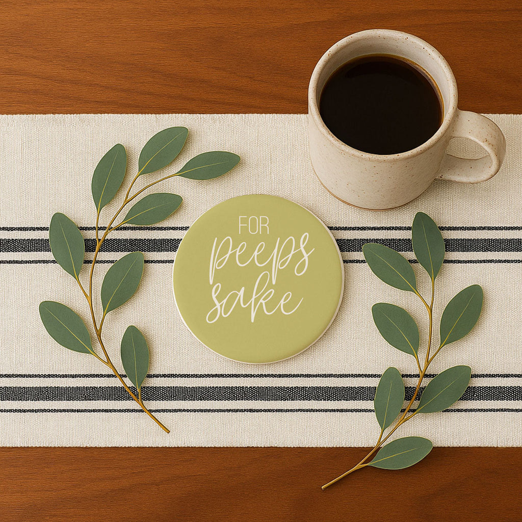 Easter & Spring Ceramic Coasters – Matte Finish Seasonal Collection (4