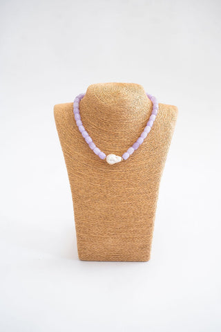 Penny Semi-Precious Stone Pendant Necklace