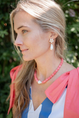 Penny Semi-Precious Stone Pendant Necklace