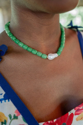 Penny Semi-Precious Stone Pendant Necklace