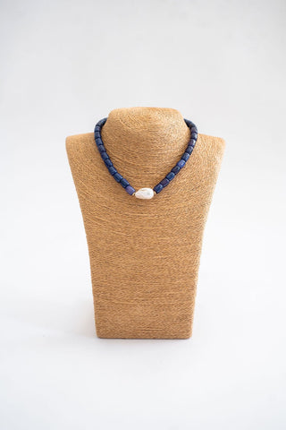 Penny Semi-Precious Stone Pendant Necklace