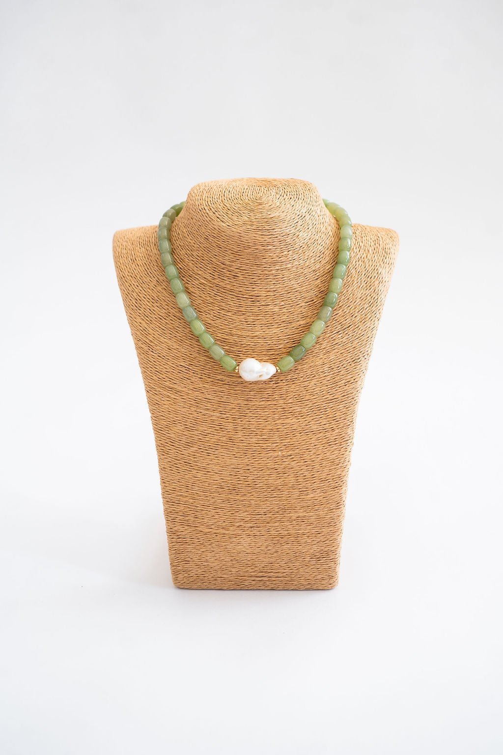 Penny Semi-Precious Stone Pendant Necklace