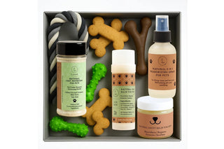 Pet Pampering Gift Box – All-Natural Pet Wellness Kit with Soothing Balms & Herbal Coat Powder