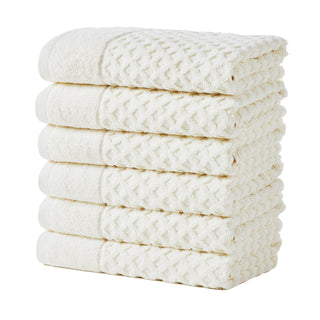 Grayson Cotton Diamond Waffle Weave Bath Towel Set