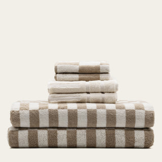 Pietra Checkered Australian Cotton Towels
