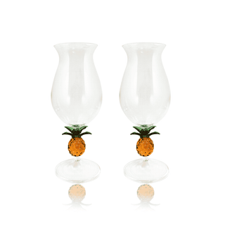 3D Pineapple Poco Grande Cocktail Glasses – Set of 2