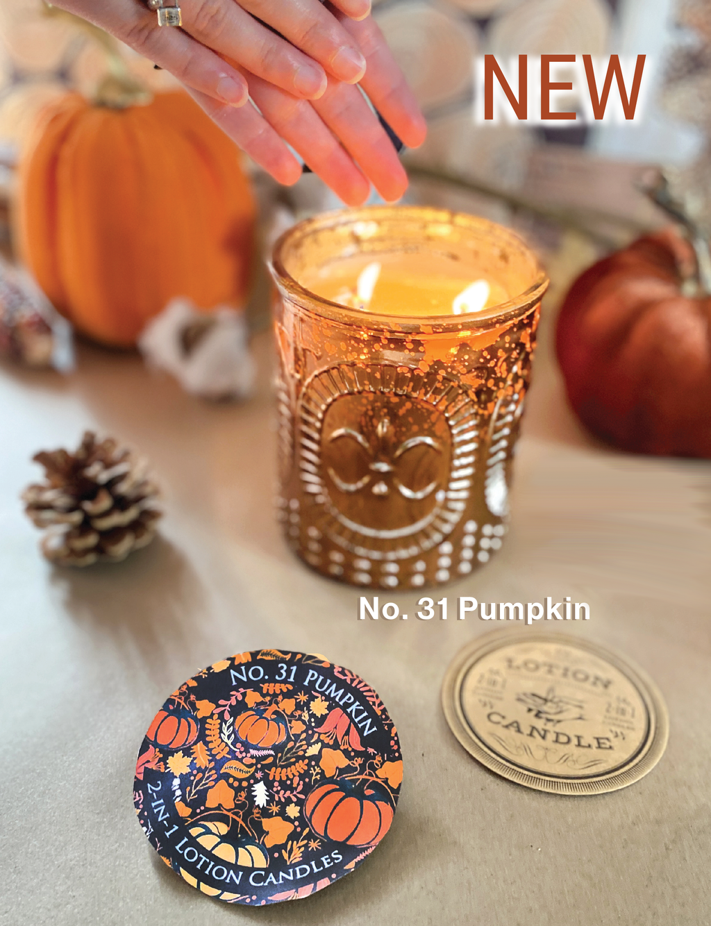 No. 31 Pumpkin 18 oz ~ Lotion Candle
