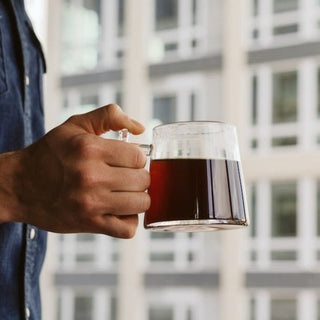 Pure Over Glass Mug with Ceramic Coaster – Sustainable Brewing in Style - Anara Lifestyle