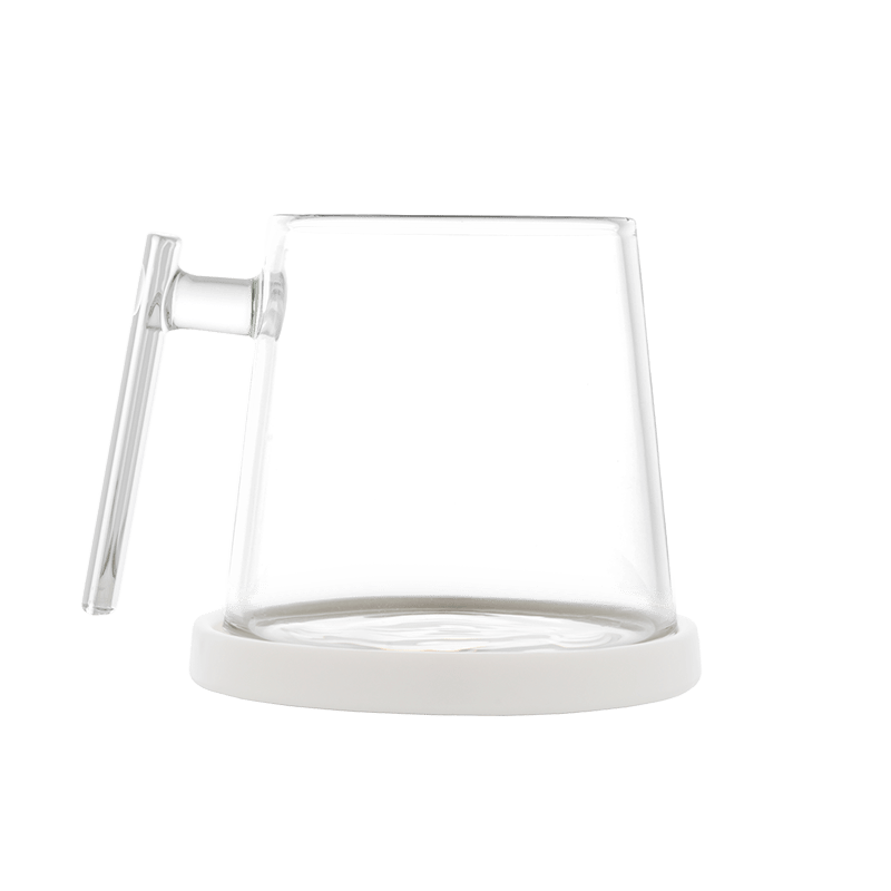 Pure Over Glass Mug with Ceramic Coaster – Sustainable Brewing in Style - Anara Lifestyle