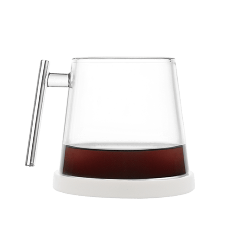 Pure Over Glass Mug with Ceramic Coaster – Sustainable Brewing in Style - Anara Lifestyle